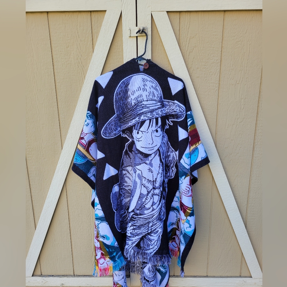 Handcrafted One Piece Luffy Poncho!